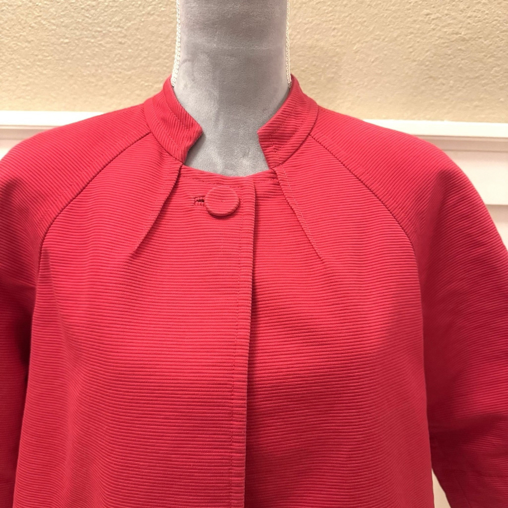 Talbots Single Button Cape Jacket Blazer Size:12 … - image 8